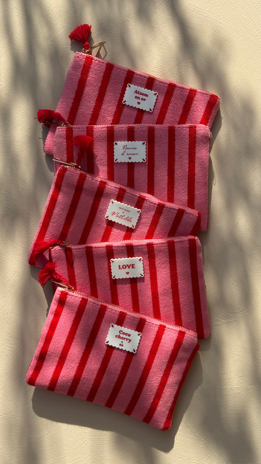 Trousse éponge personnalisée