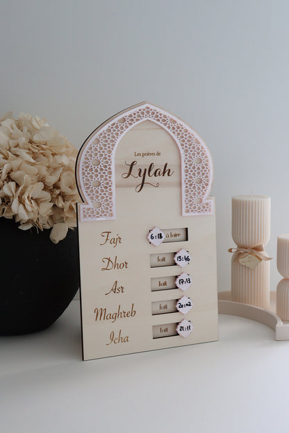 Prayer validation table