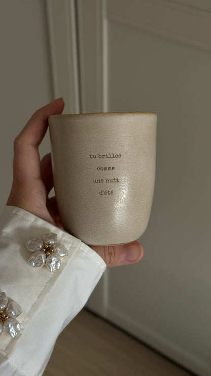 Tasse à message personnalisé