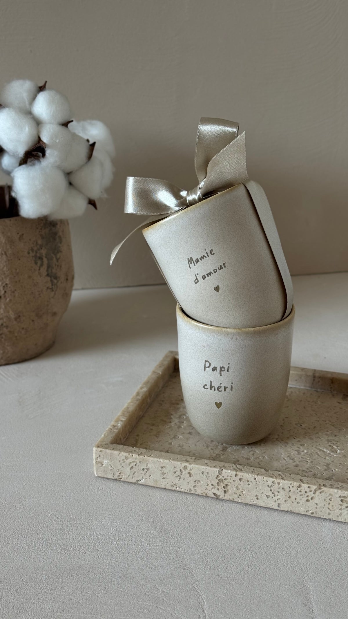 Tasse à message personnalisé