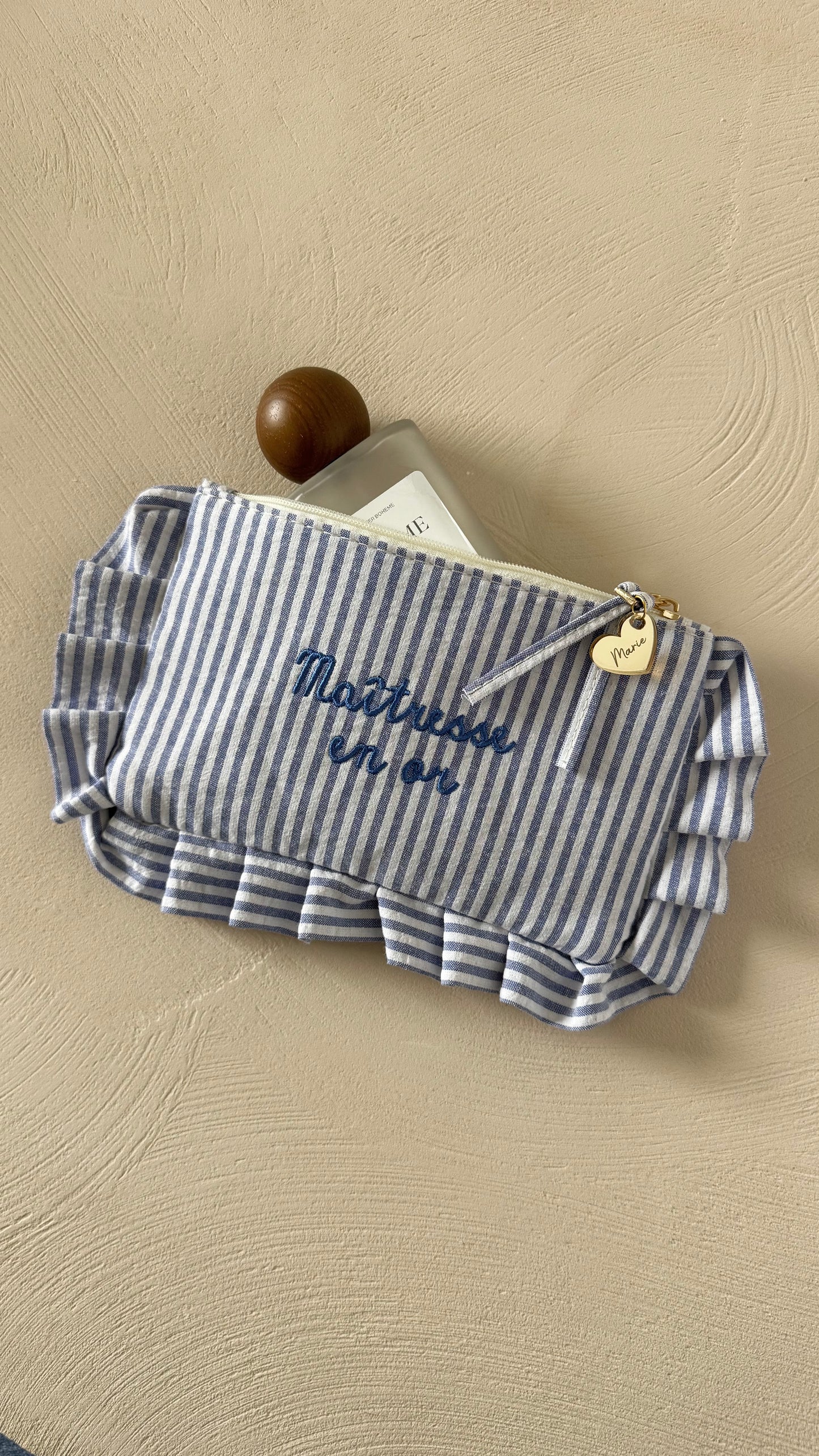 Trousse maîtresse en or personnalisée