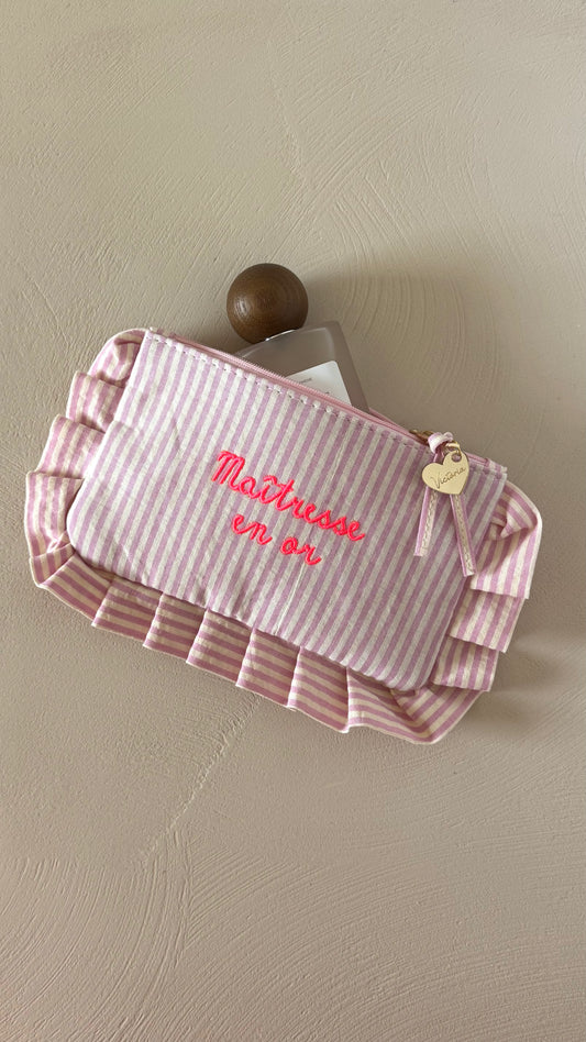 Trousse maîtresse en or personnalisée