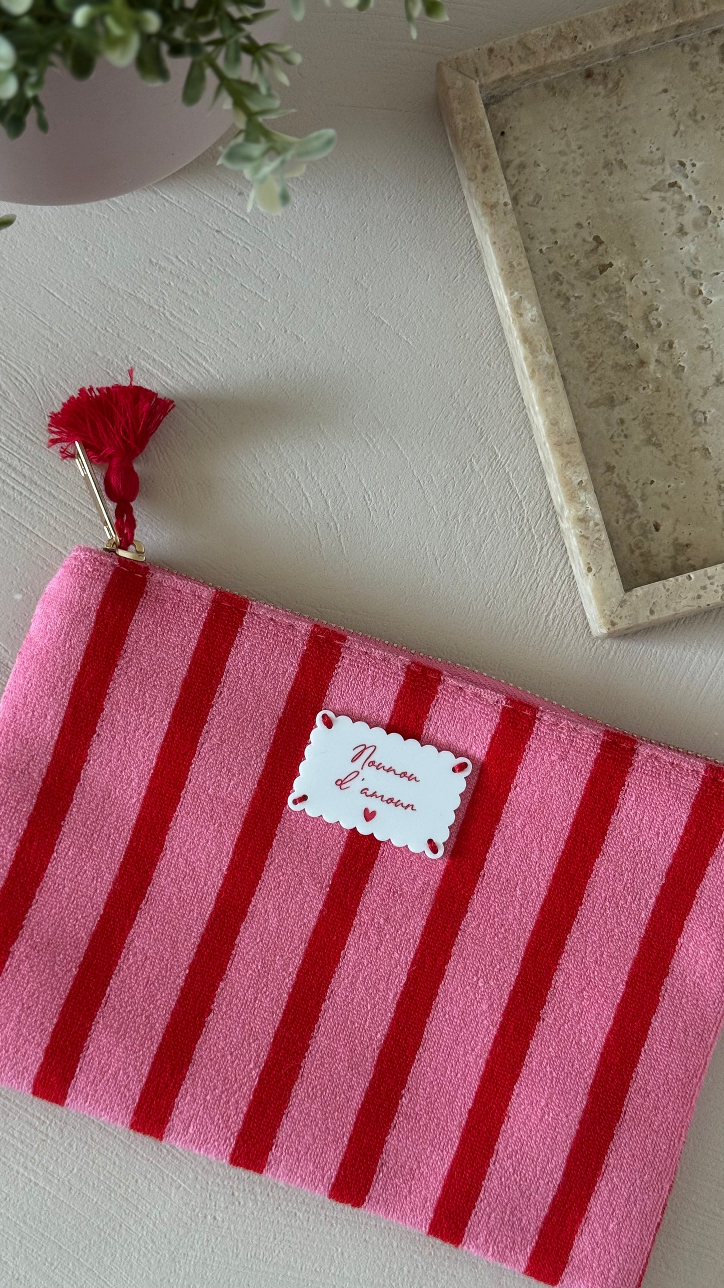 Trousse éponge personnalisée
