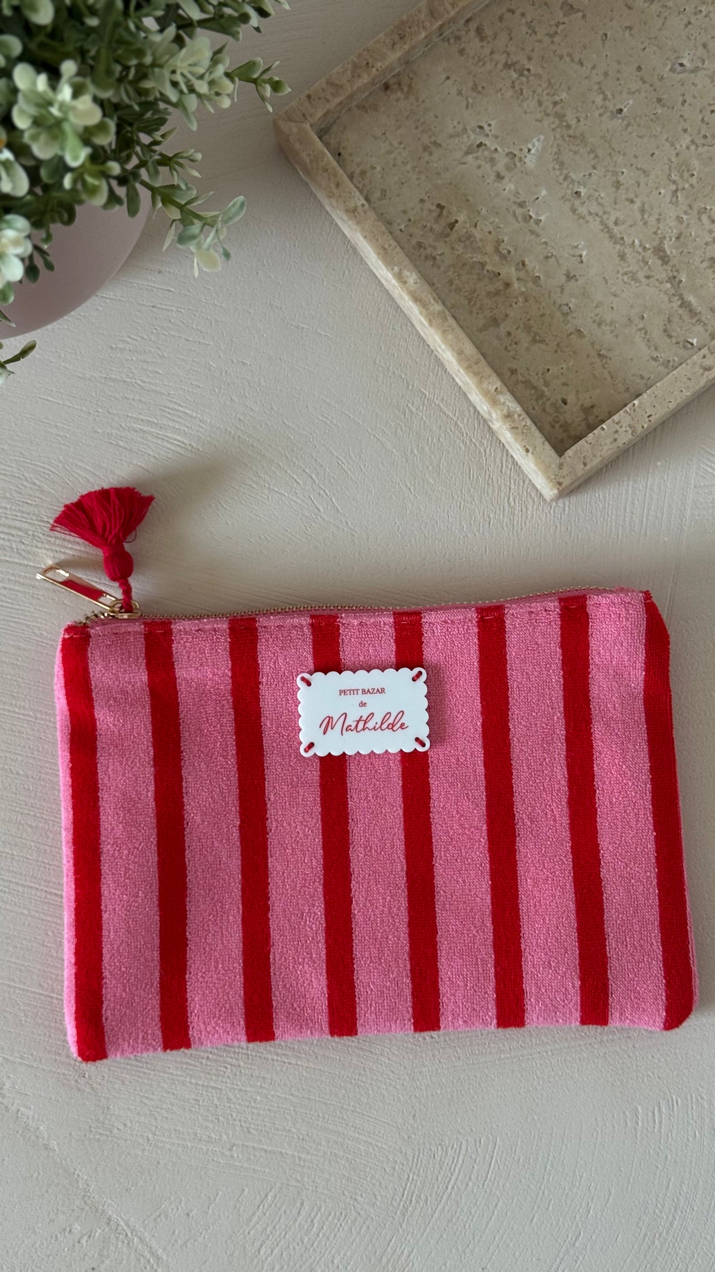 Trousse éponge personnalisée