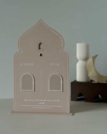 Calendrier Ramadan horaires