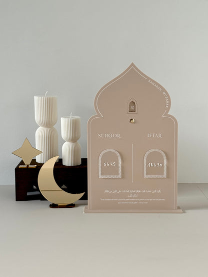 Calendrier Ramadan horaires