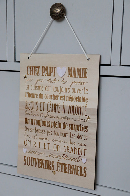 Papi Mamie sign