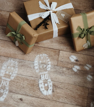 Santa's footprints