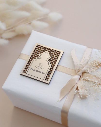 Eid mubarak door gift tag