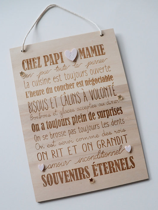 Papi Mamie sign