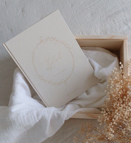 Linen souvenir notebook