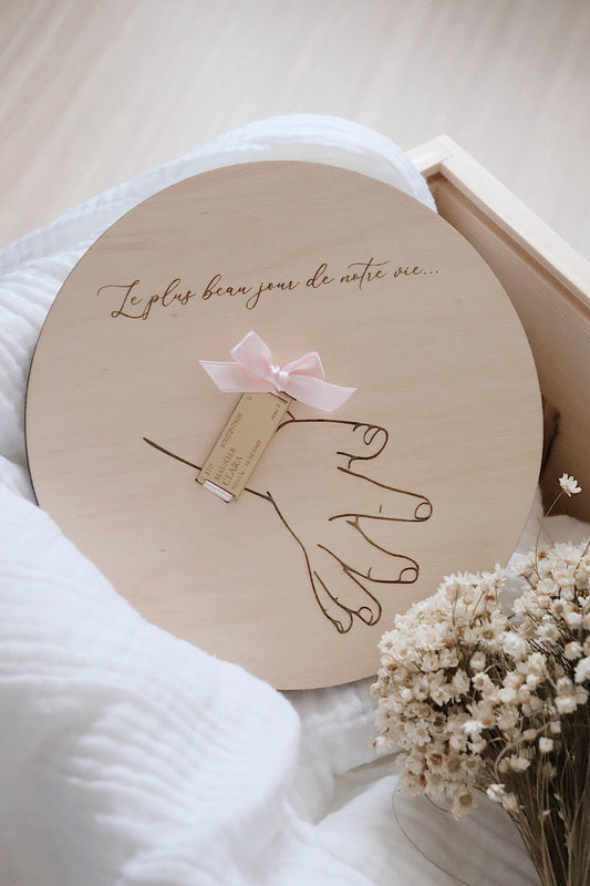 Birth bracelet card